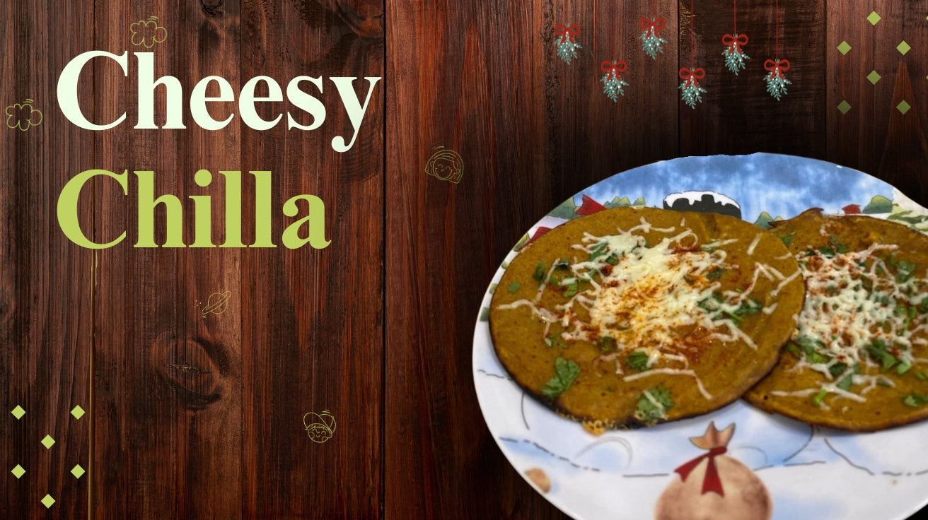 Sattu Cheesy Chilla Recipe