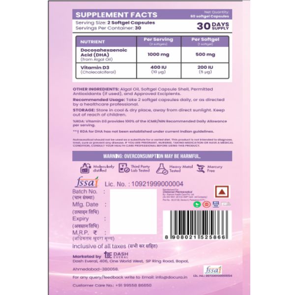 Antenatal DHA 1000 mg