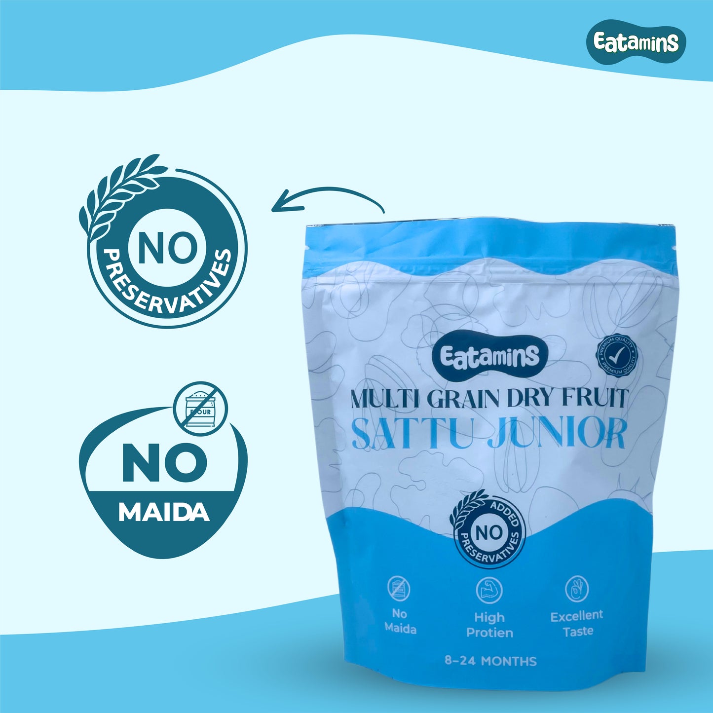 Eatamins multigrain dryfruit sattu