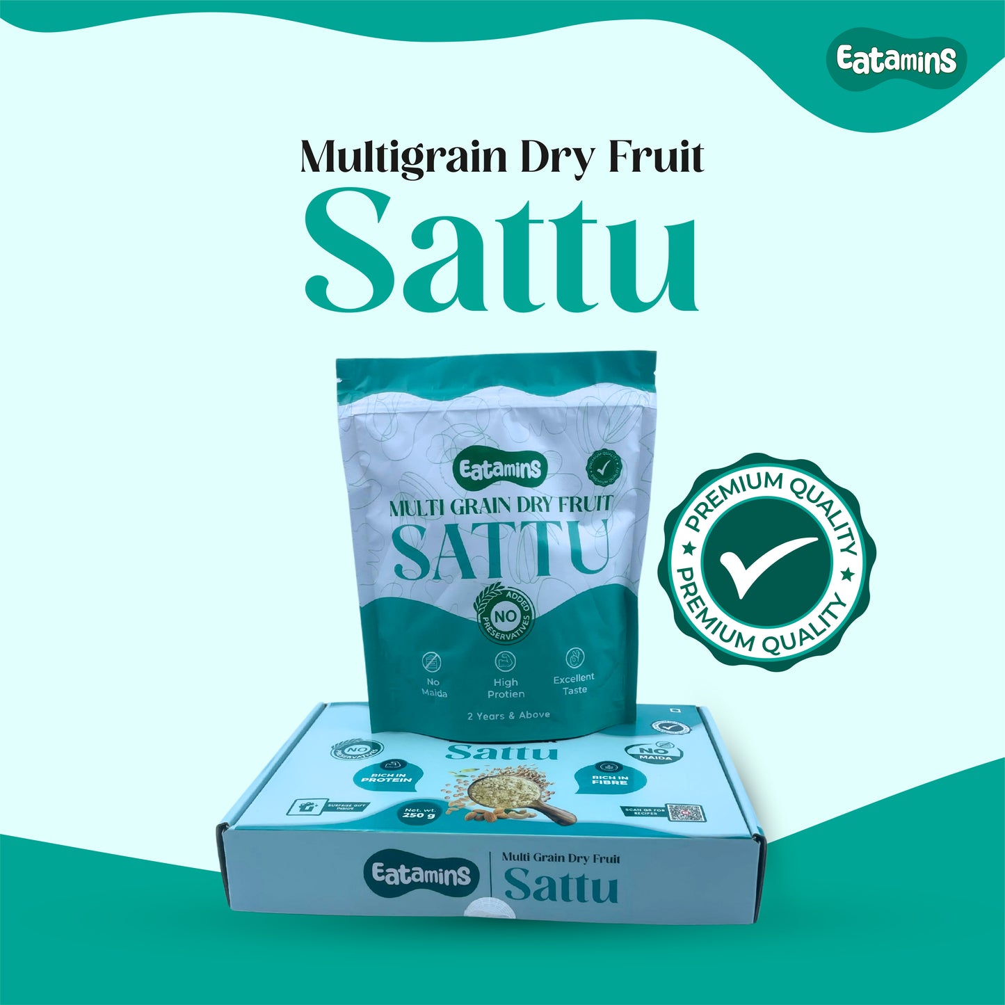 Sattu with Dry Fruits (2+ years)